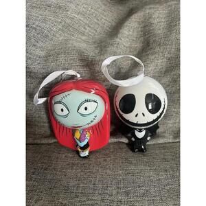 Hallmark Nightmare Before Christmas Decoupage Christmas Tree Ornament Jack Sally